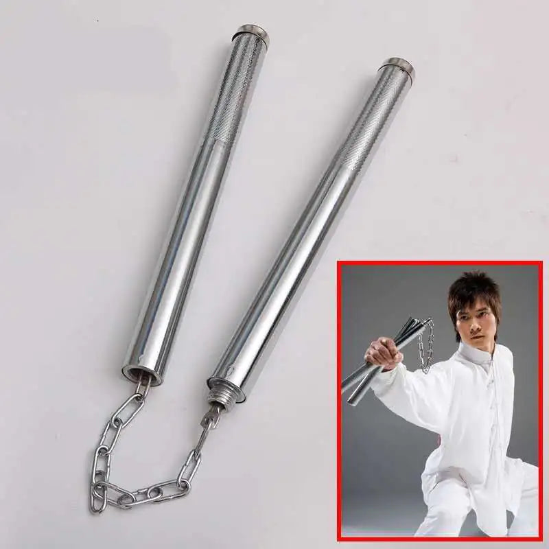 Stainless Steel 2-in-1 Nunchaku