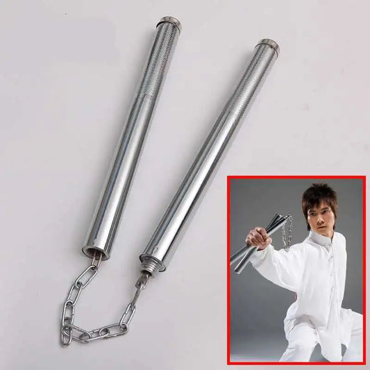Stainless Steel 2-in-1 Nunchaku